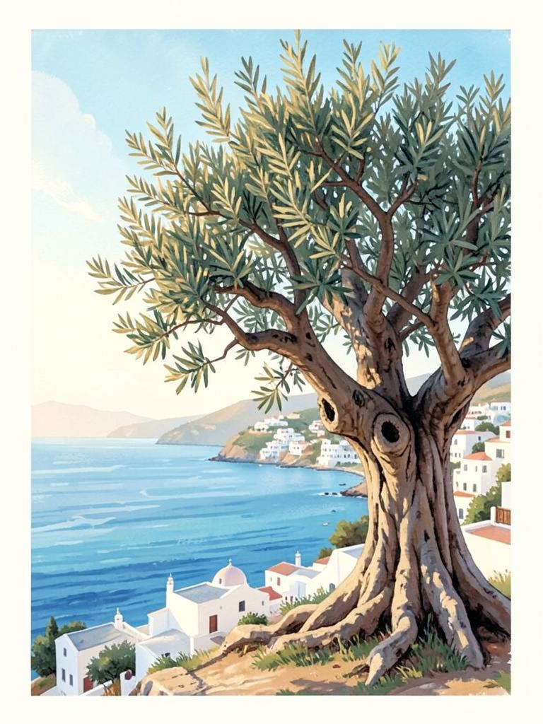 AI-generated travel illustration inspired by Another Self and its destination