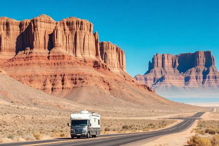 AI-generated travel illustration inspired by Breaking Bad and its destination