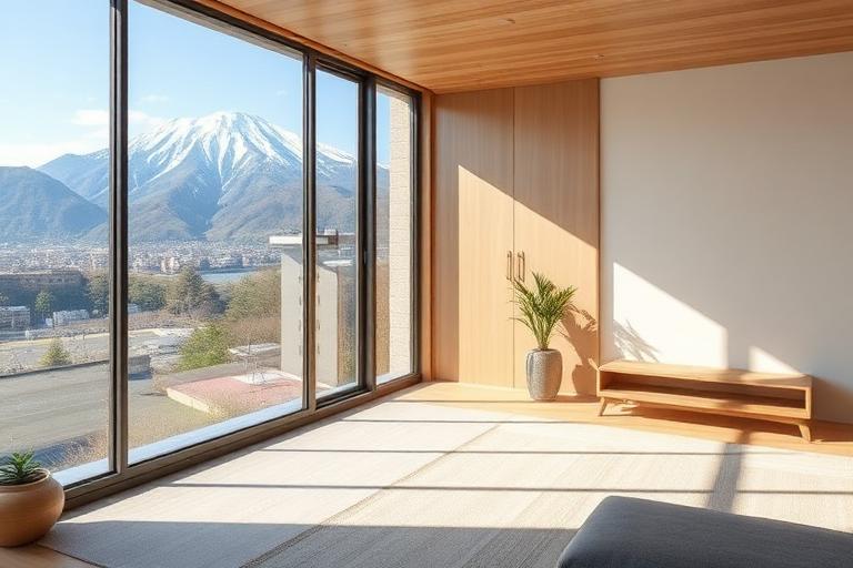 AI-generated travel illustration inspired by Terrace House and its destination