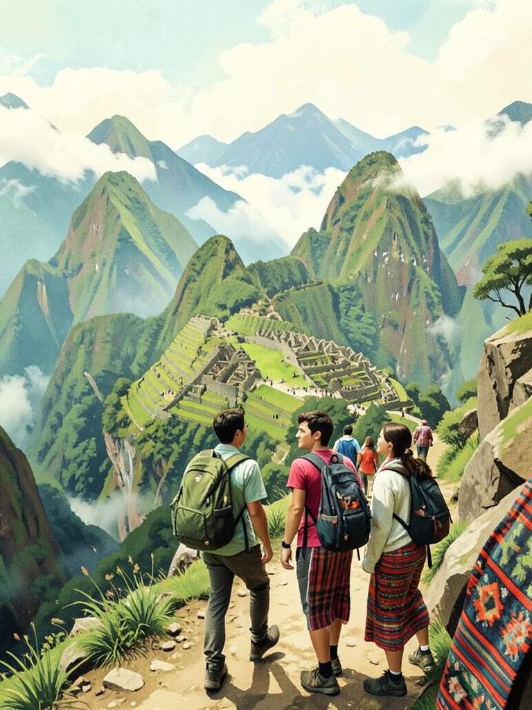 AI-generated travel illustration inspired by Without Saying Goodbye and its destination
